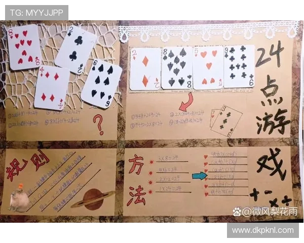 如何通过扑克牌24点数学游戏培养孩子的数学思维能力